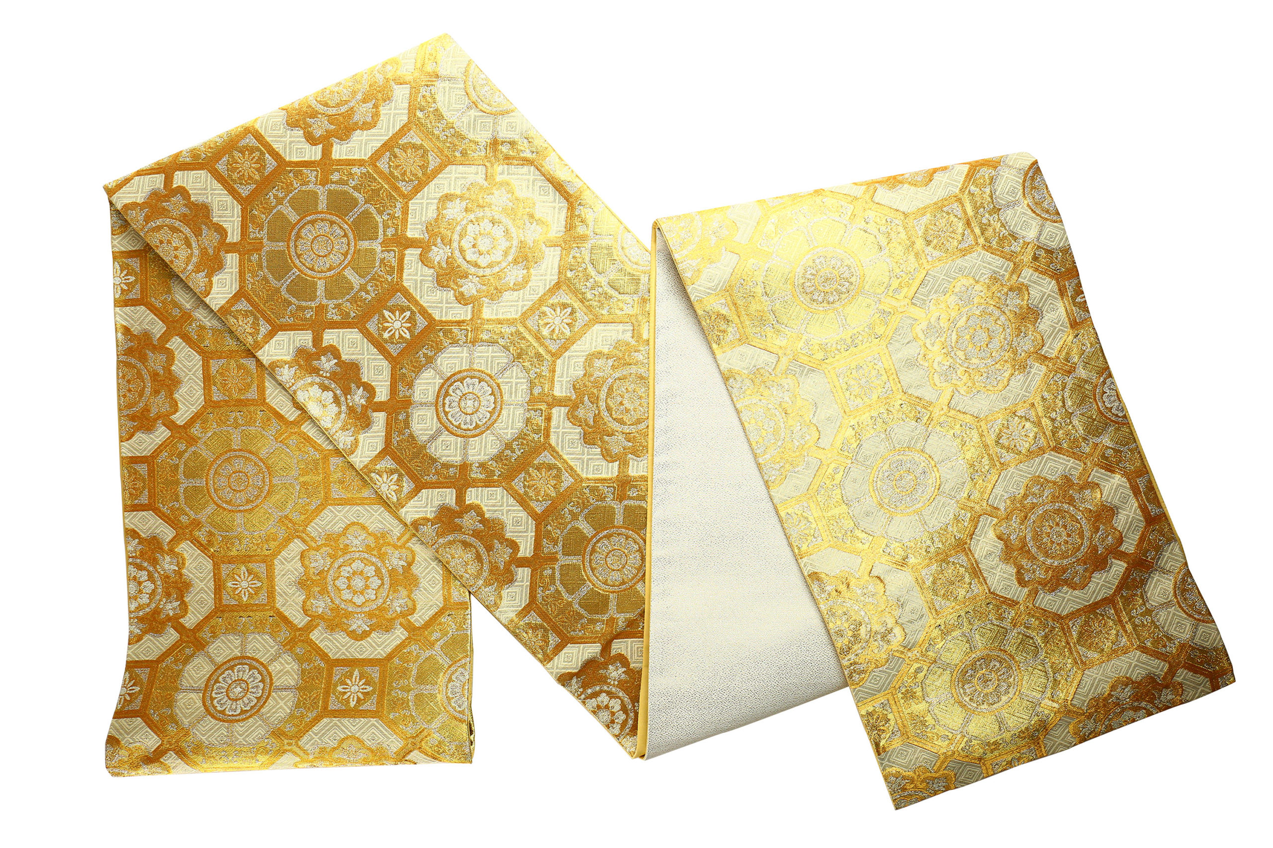 亀甲正倉院華紋（袋帯）|西陣織の帯、京都の専門店、織匠さかい