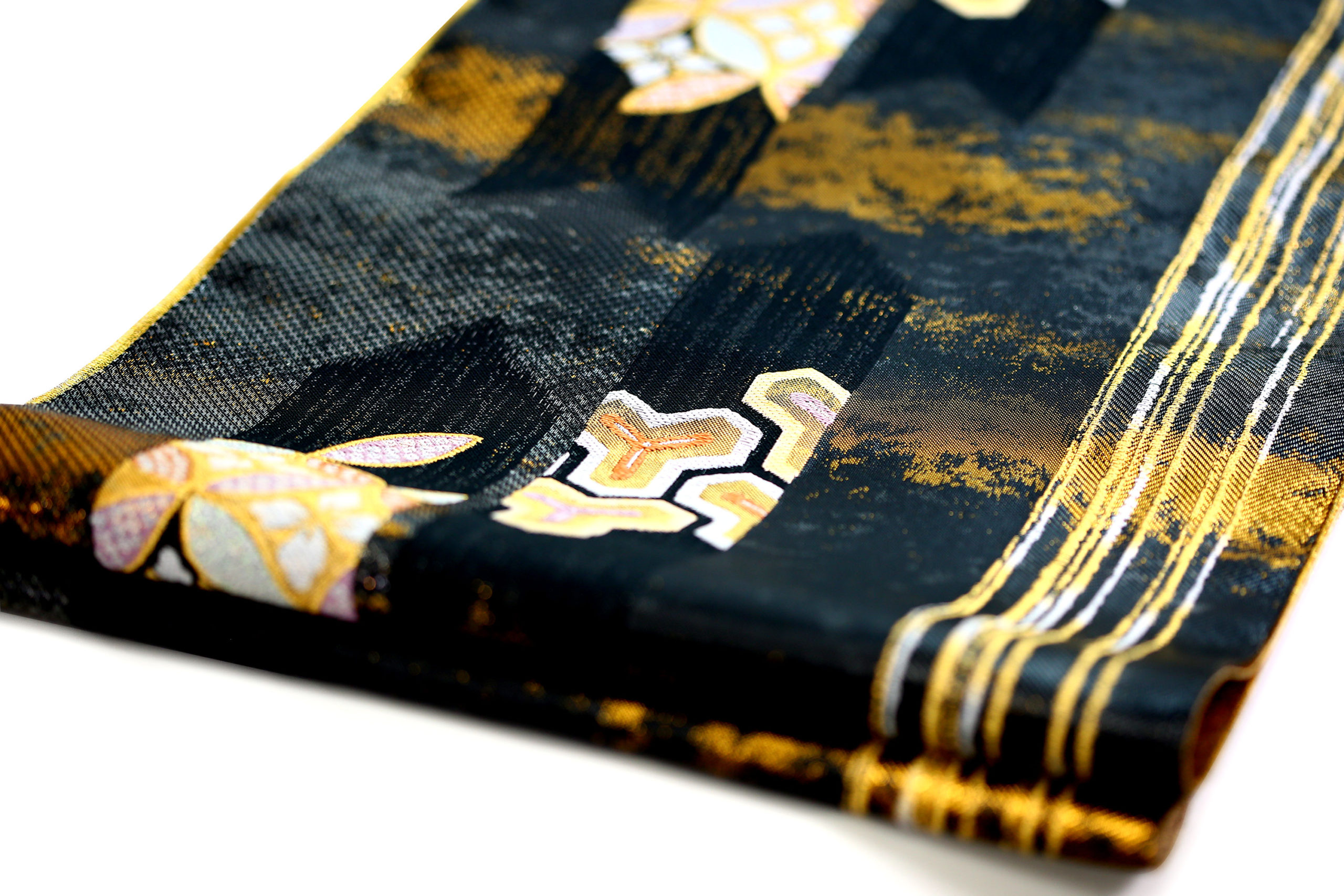 西陣織 黒の帯、慕情|京都西陣の帯の専門店、織匠さかい