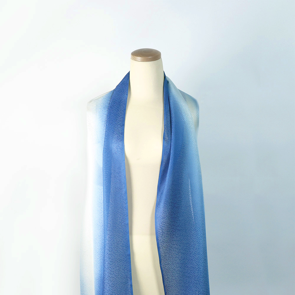 伝統色の〈西陣織〉シルクストール|西陣織の帯、京都の専門店、織匠さかい